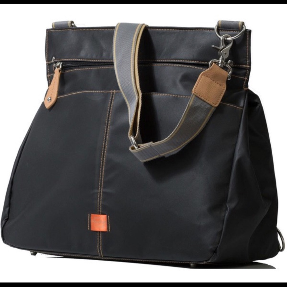 Black Pacapod Oban Diaper Bag